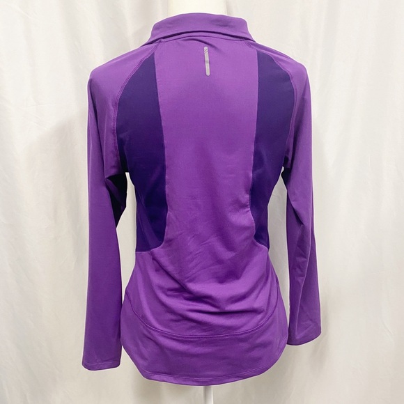 Champion Purple Lightweight Half Zip Pullover - Picture 4 of 7